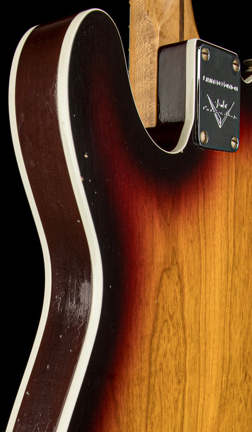 Fender Custom Shop Limited Edition 50s Twisted Telecaster Custom Journeyman Relic - Chocolate 3-Color Sunburst #38491