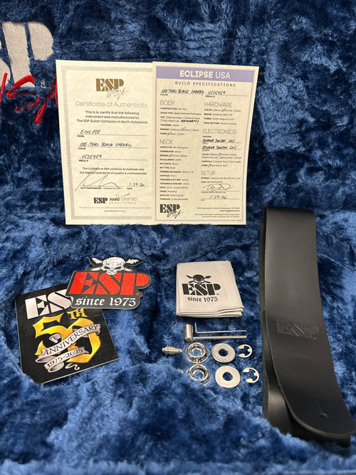 ESP Eclipse USA Mahogany - See-Thru Black Cherry #25459