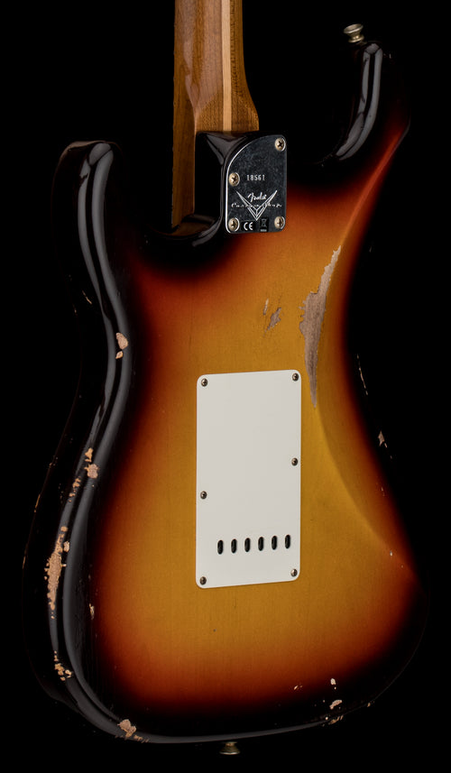 Fender Custom Shop Empire 59 Transition Stratocaster Relic - Faded Aged Chocolate 3-Tone Sunburst #18561