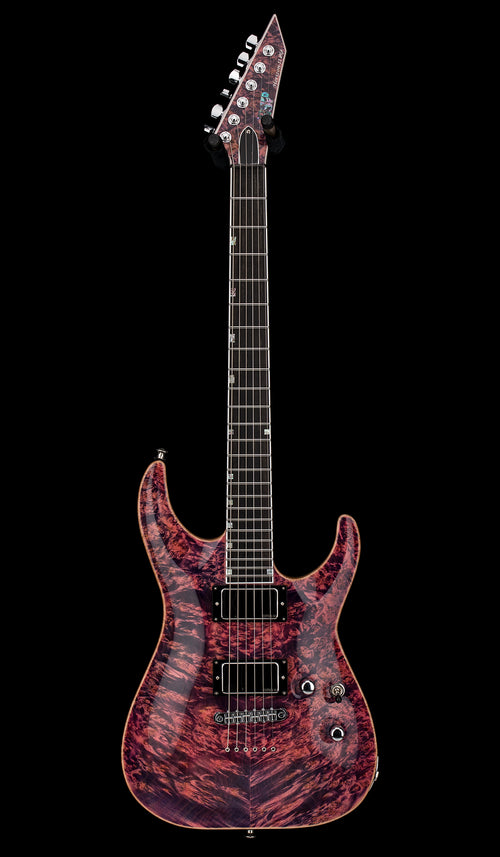 ESP Limited Edition Horizon-II USA Burl Maple - Pink Carmine #25454
