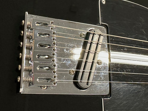 Used Fender Partscaster Tele - Black #00974 with Hard Case