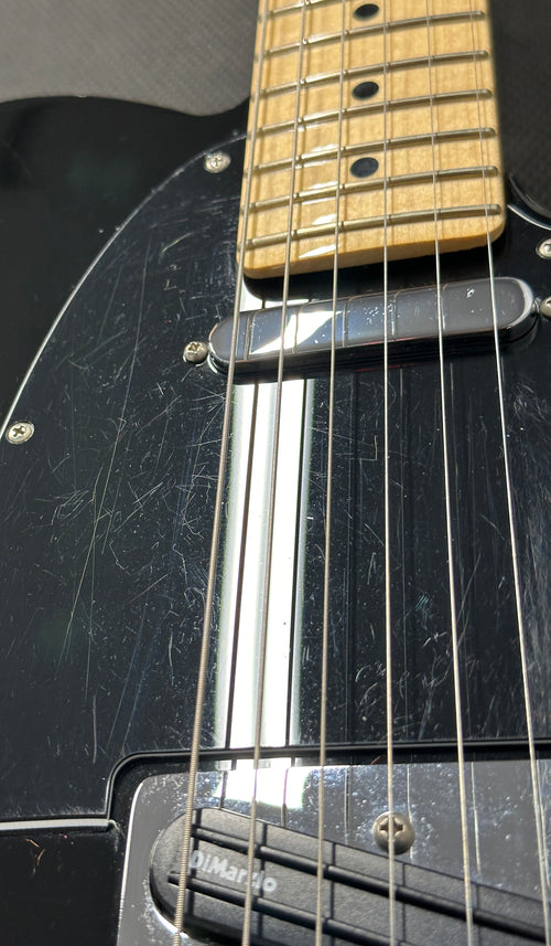 Used Fender Partscaster Tele - Black #00974 with Hard Case