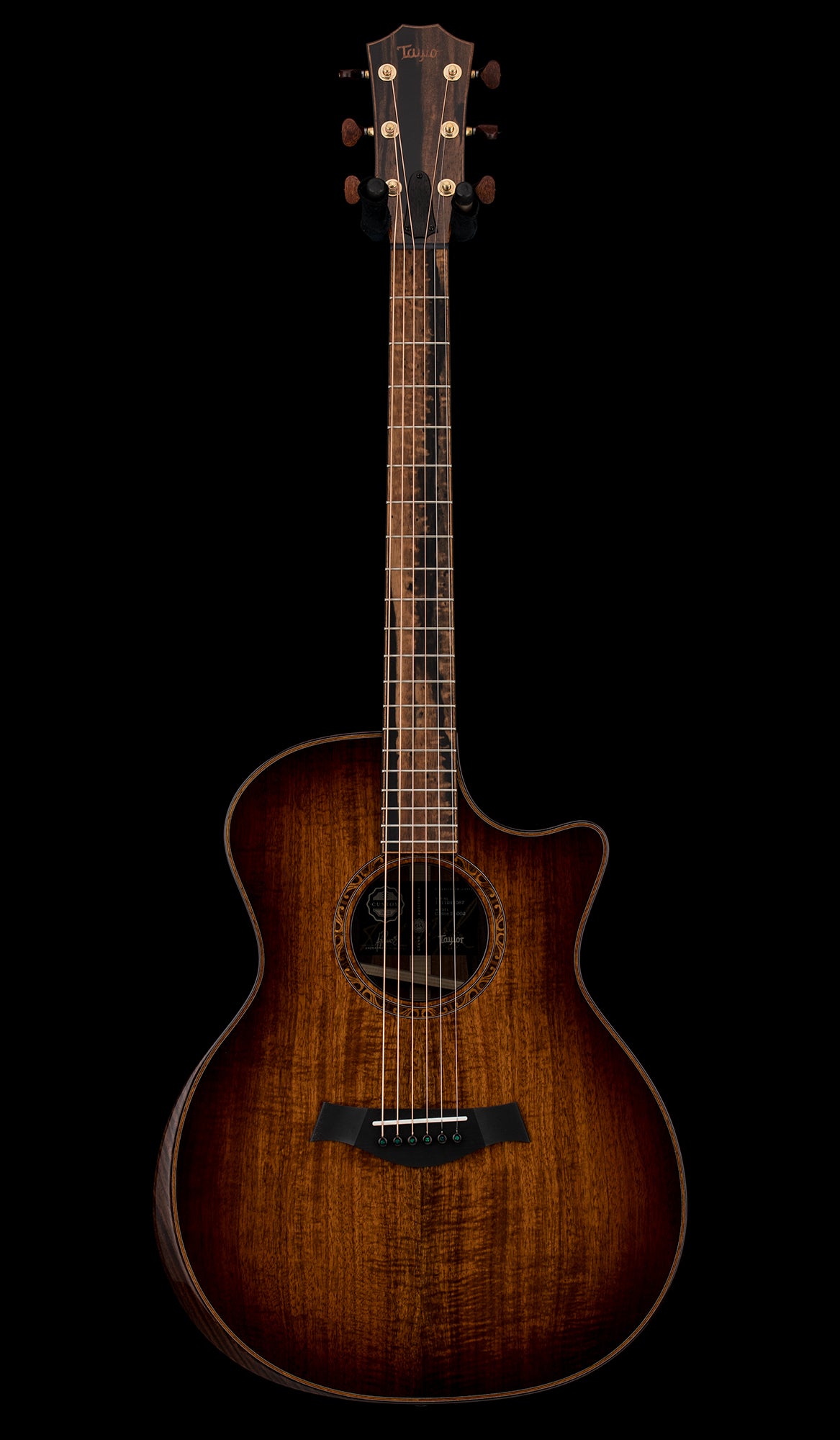 Taylor Custom Shop C24ce B6002 Figured Hawaiian Koa #45087 (NAMM
