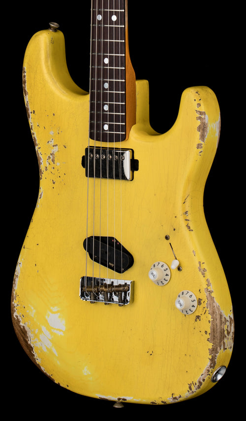 Fender Custom Shop 1966 Stratocaster SH Heavy Relic - Aged Graffiti Yellow #87614
