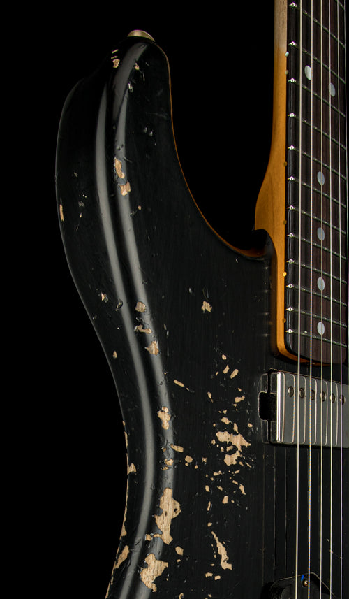 Fender Custom Shop 1966 Stratocaster SH Heavy Relic - Aged Black #87617