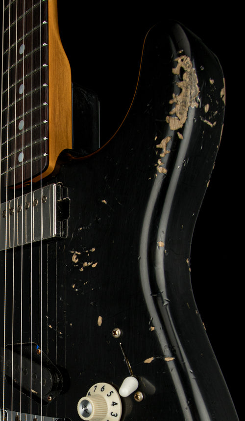 Fender Custom Shop 1966 Stratocaster SH Heavy Relic - Aged Black #87617