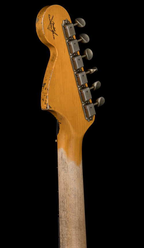 Fender Custom Shop 1966 Stratocaster SH Heavy Relic - Aged Black #87617