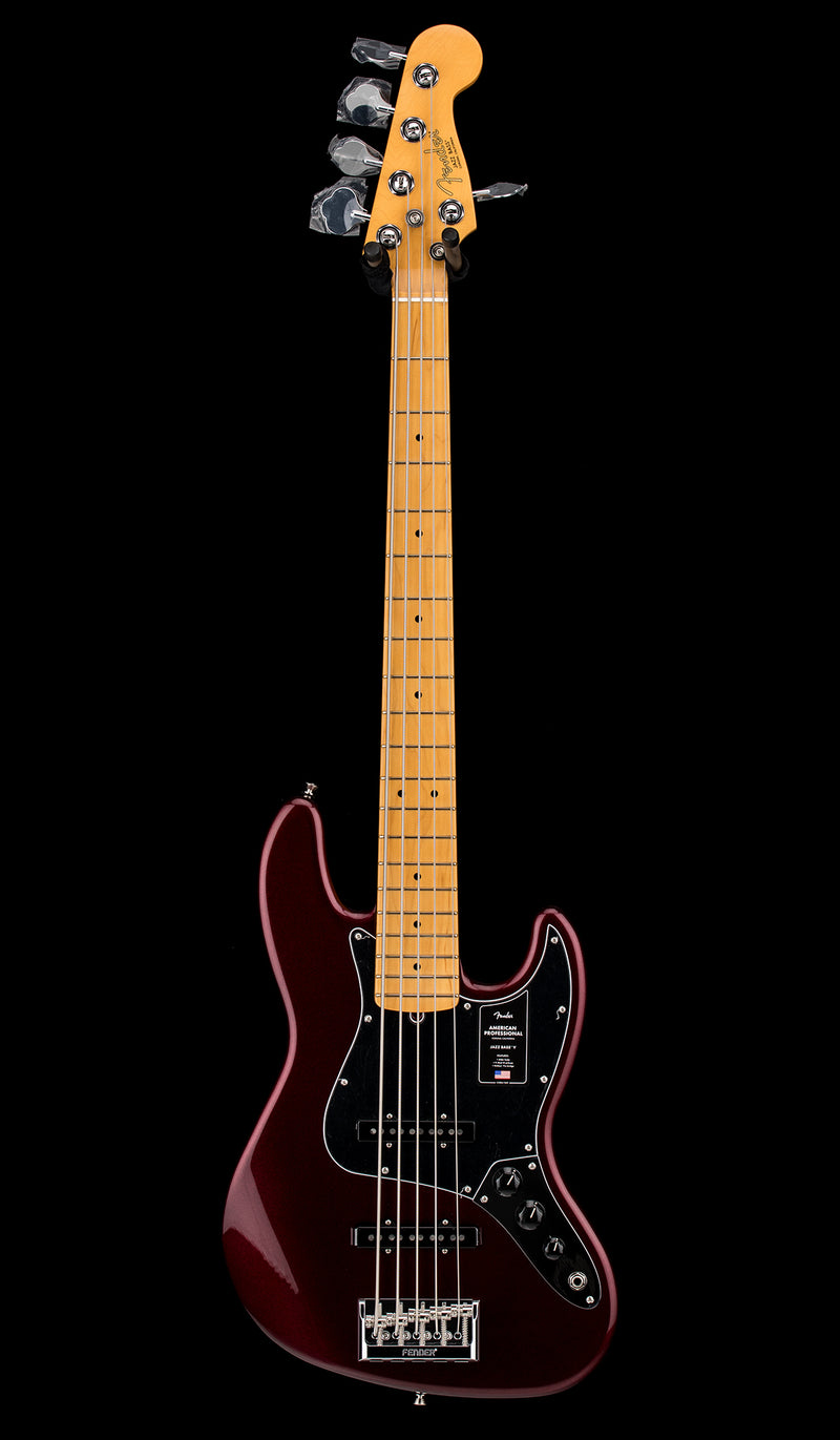 Fender American Professional Jazz Bass V - Oxblood #36384