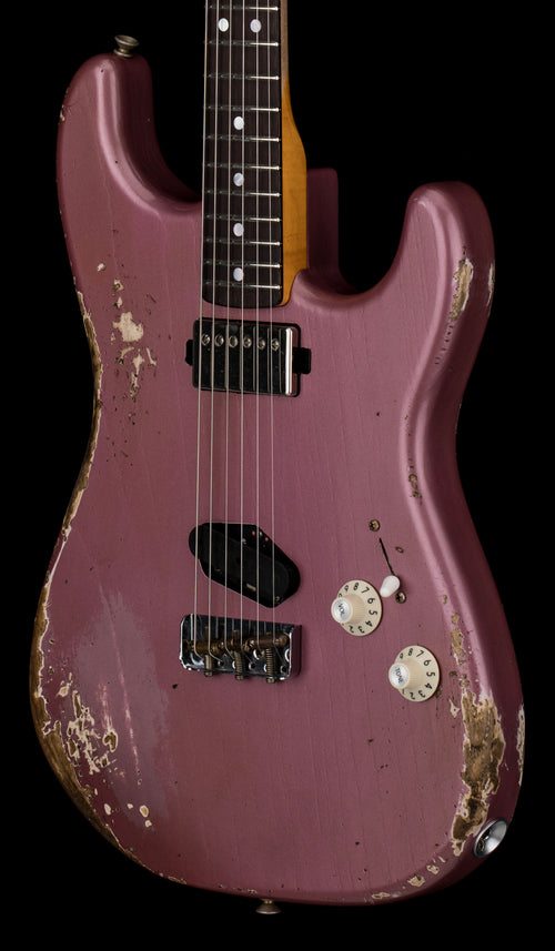 Fender Custom Shop 1966 Stratocaster SH Heavy Relic - Aged Burgundy Mist Metallic #88392