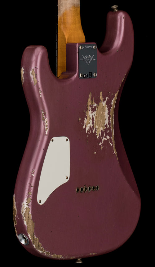 Fender Custom Shop 1966 Stratocaster SH Heavy Relic - Aged Burgundy Mist Metallic #88392