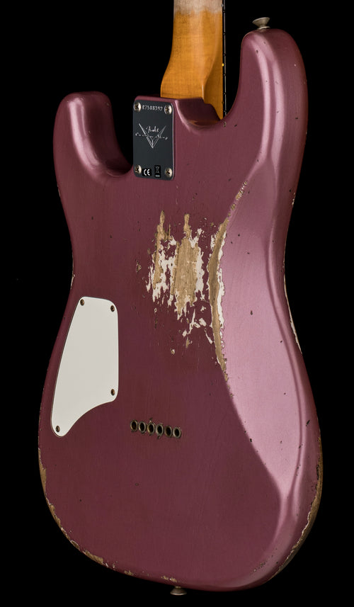 Fender Custom Shop 1966 Stratocaster SH Heavy Relic - Aged Burgundy Mist Metallic #88392