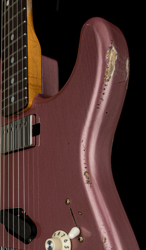 Fender Custom Shop 1966 Stratocaster SH Heavy Relic - Aged Burgundy Mist Metallic #88392