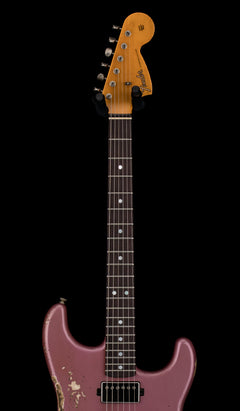 Fender Custom Shop 1966 Stratocaster SH Heavy Relic - Aged Burgundy Mist Metallic #88392