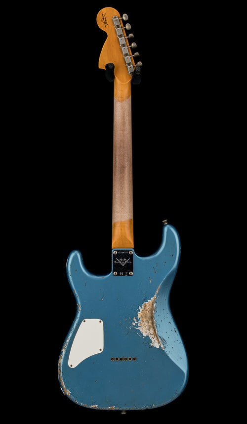 Fender Custom Shop 1966 Stratocaster SH Heavy Relic - Faded Aged Lake Placid Blue #88371