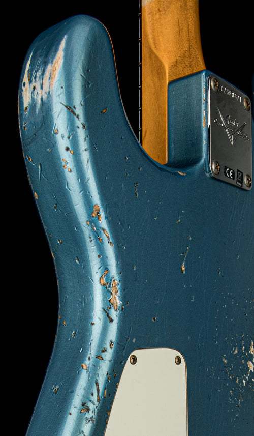 Fender Custom Shop 1966 Stratocaster SH Heavy Relic - Faded Aged Lake Placid Blue #88371