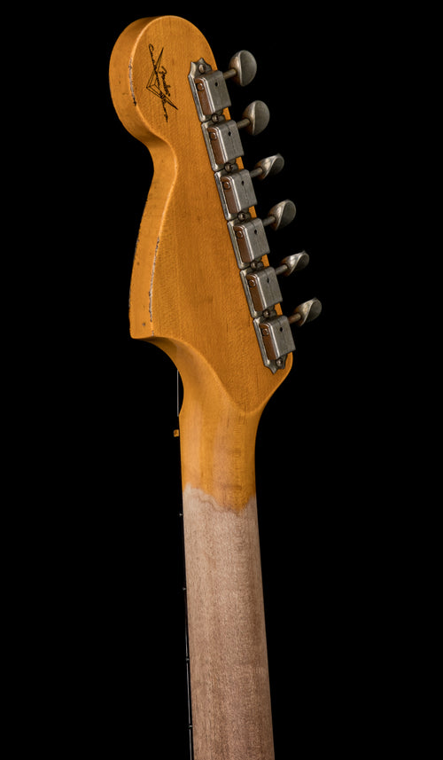 Fender Custom Shop 1966 Stratocaster SH Heavy Relic - Faded Aged Lake Placid Blue #88371