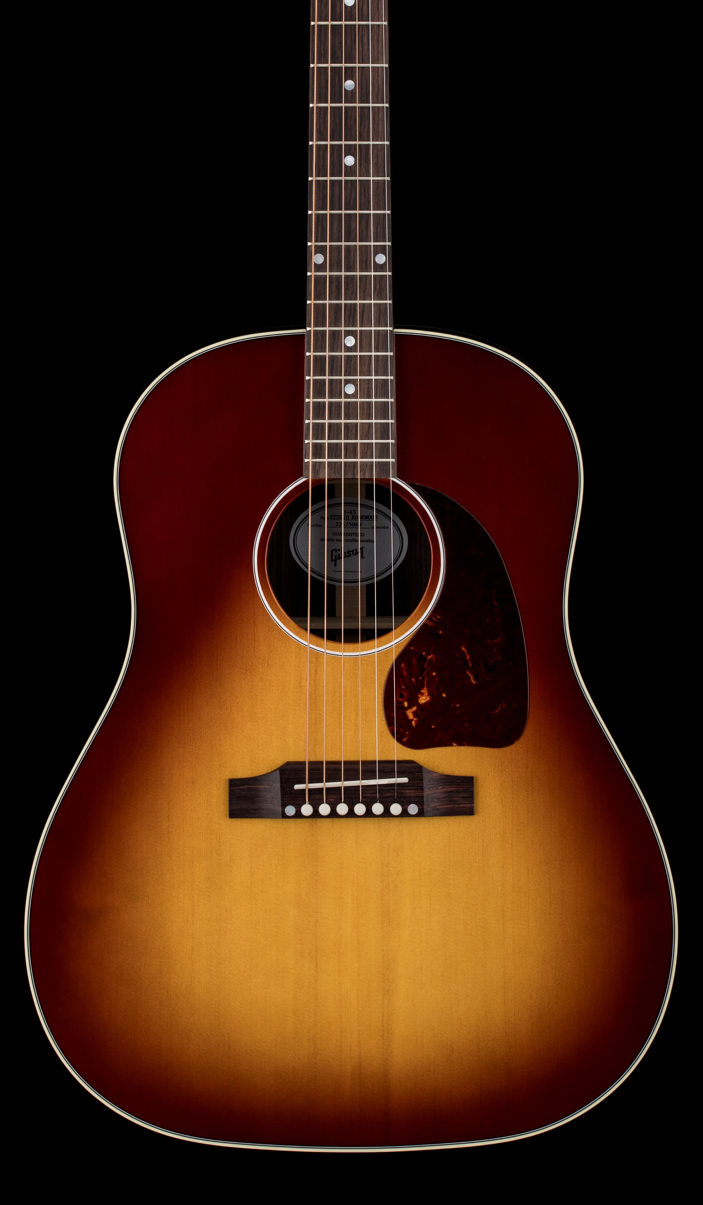 Gibson J-45 Studio Rosewood - Satin Rosewood Burst – Empire Music