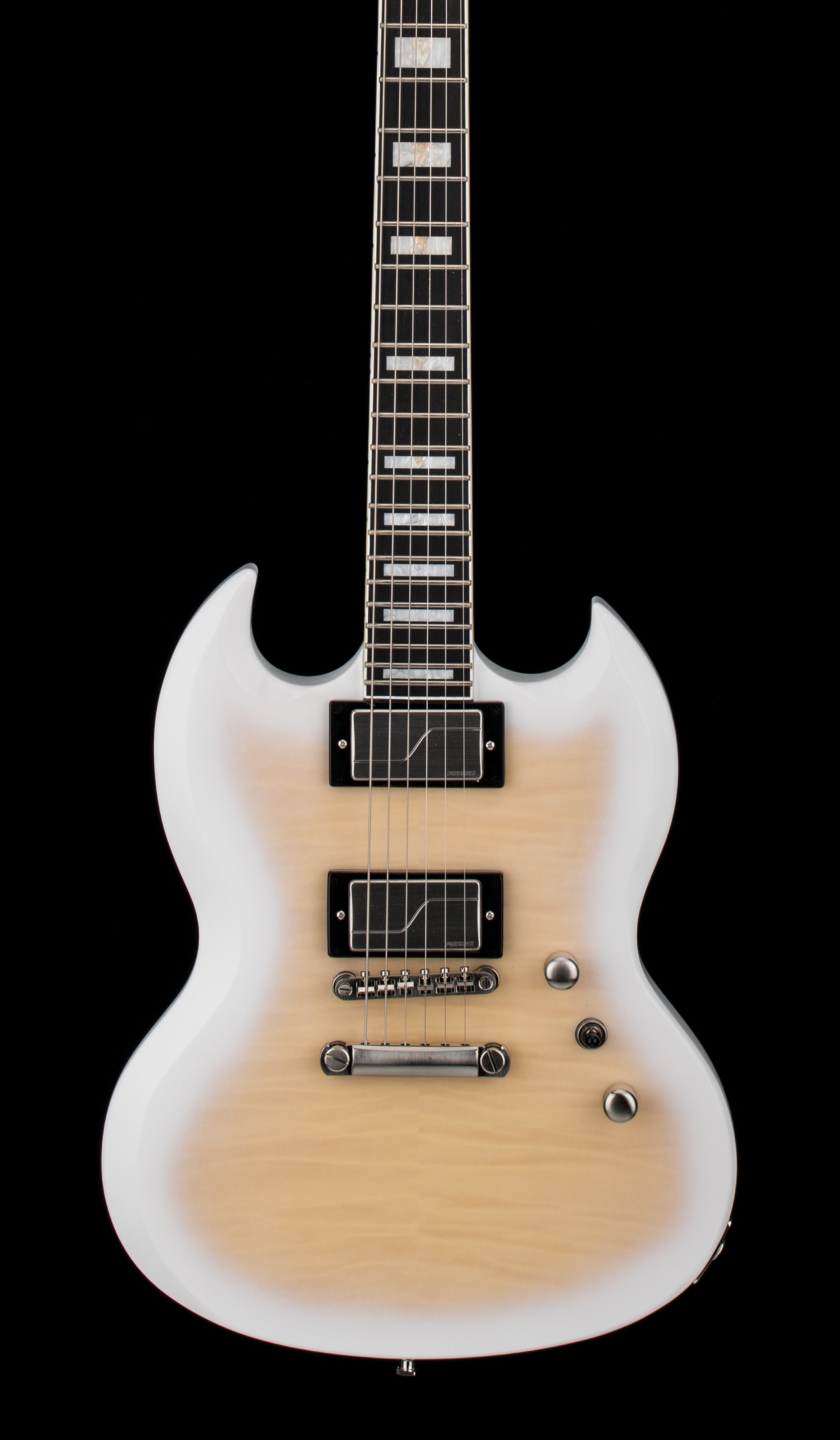 Epiphone SG Prophecy - Aged White Tiger Burst #25074 – Empire Music