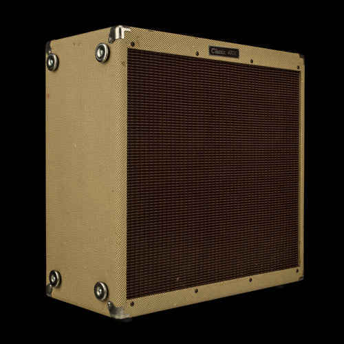 Used Peavey Classic 410E 4x10 Cabinet with Weber Alnico Blue Pup and Celestion Vintage 10 Speakers #52915