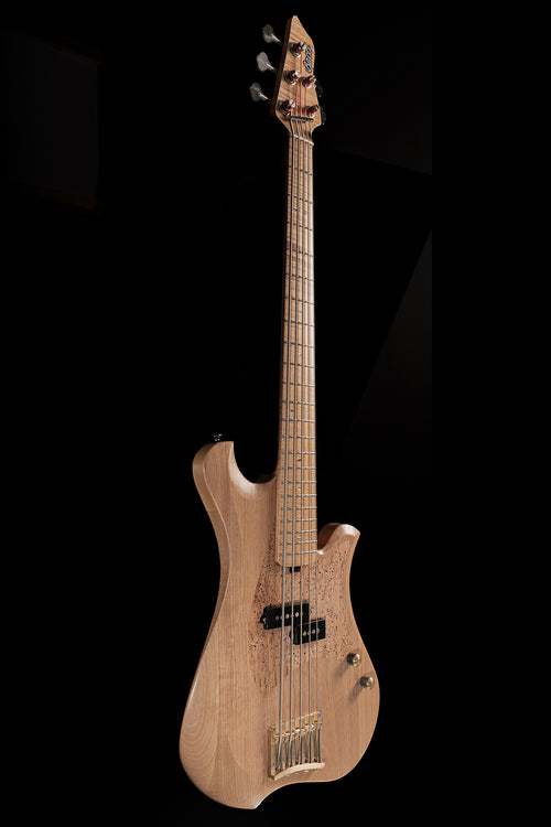 Bacci Marlita Bass 5 with Woodworm Inlay - Natural (NAMM Pre-Order)