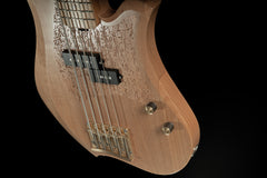 Bacci Marlita Bass 5 with Woodworm Inlay - Natural (NAMM Pre-Order)