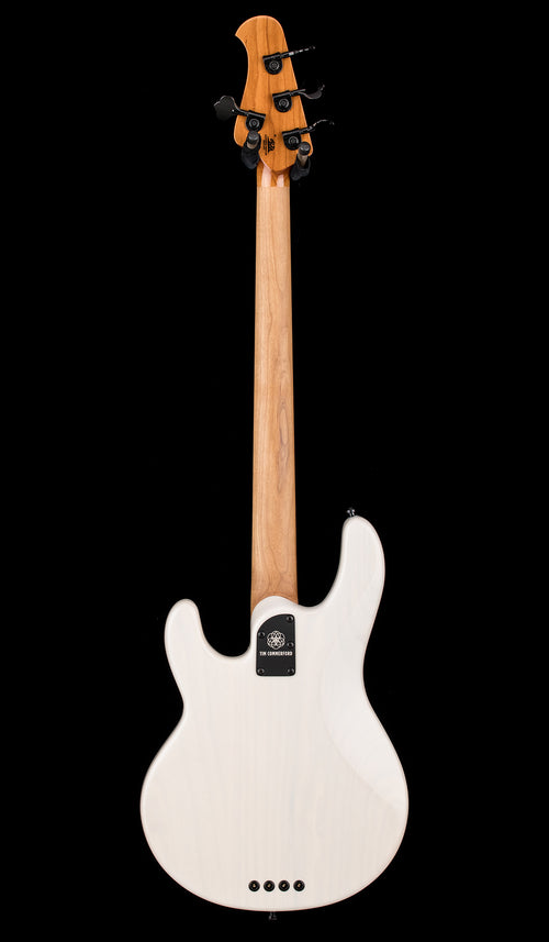 Used Ernie Ball Music Man Tim Commerford Passive StingRay - Fight Night White #59393 with Original Case