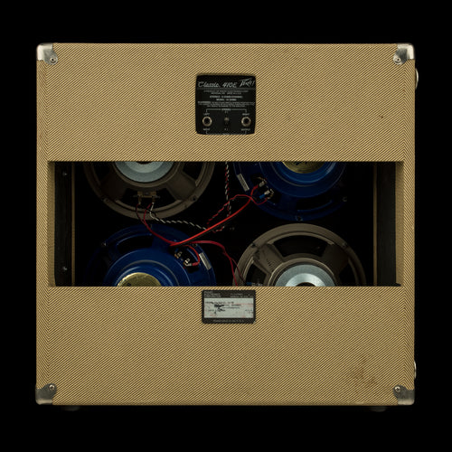 Used Peavey Classic 410E 4x10 Cabinet with Weber Alnico Blue Pup and Celestion Vintage 10 Speakers #52915
