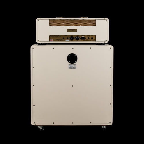 Used Marshall 1987X 35th Anniversary Half-Stack (1997) - LTD White #54108 with Power Brake and Original Covers