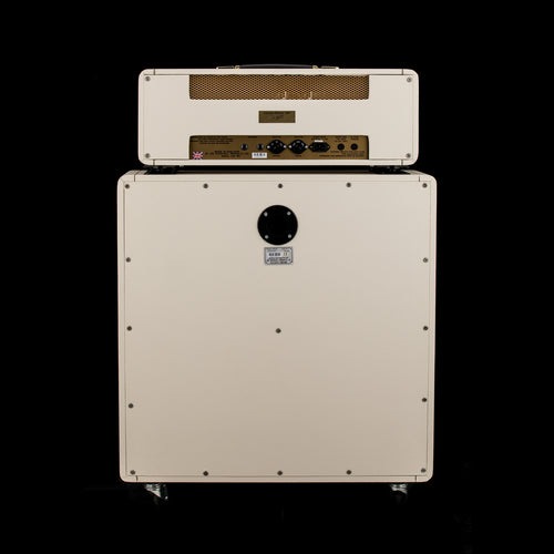 Used Marshall 1987X 35th Anniversary Half-Stack (1997) - LTD White #54108 with Power Brake and Original Covers