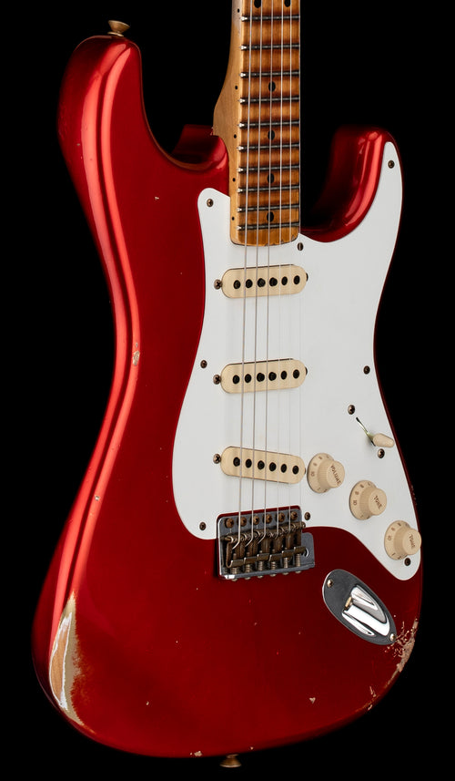 Fender Custom Shop 1958 Stratocaster Relic - Faded Aged Candy Apple Red #82760