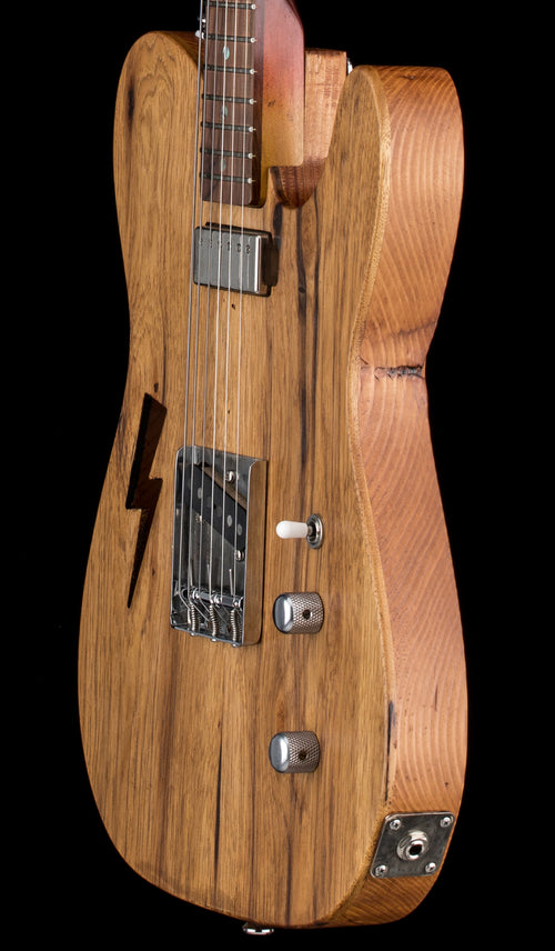 Black Volt Custom Shop Lightning Hole / Semi Hollow Tele, Brazilian Rosewood FB - Oil Finish #062