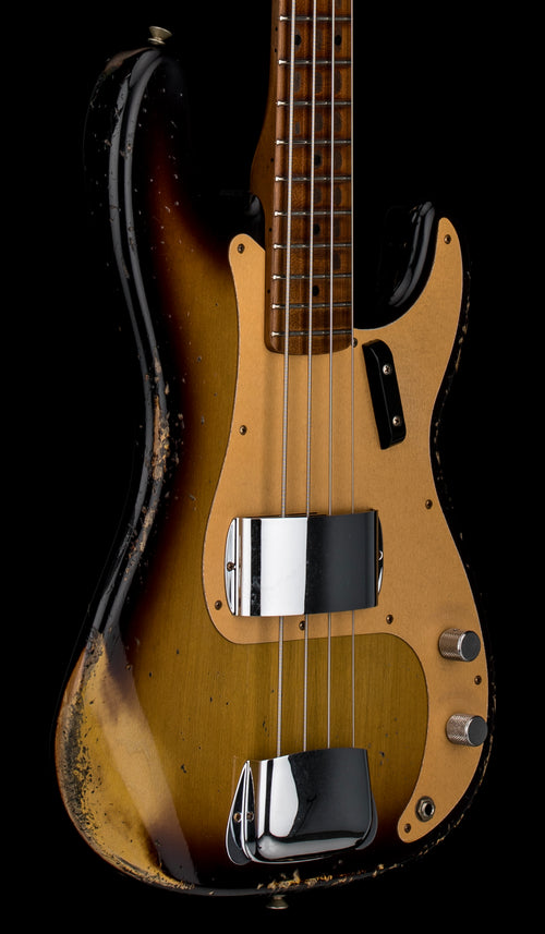 Fender Custom Shop Empire 58 Precision Bass Heavy Relic - Faded Aged 2-Color Sunburst #87666