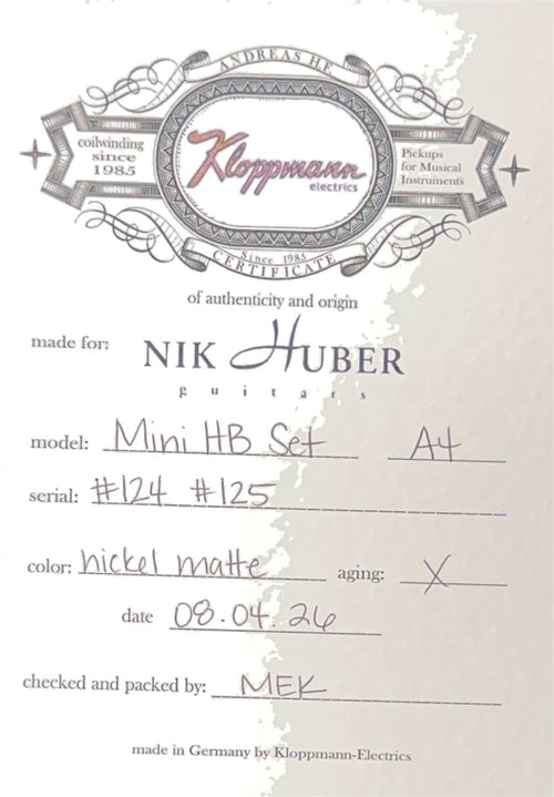 Nik Huber Guitars Adam Miller Signature Krautster III - Natural #65373
