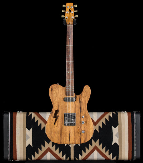 Black Volt Custom Shop Lightning Hole / Semi Hollow Tele, Brazilian Rosewood FB - Oil Finish #062