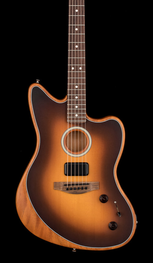 Used Fender Acoustasonic Player Jazzmaster (2022) - 2-Color Sunburst #17584 with Original Gig Bag