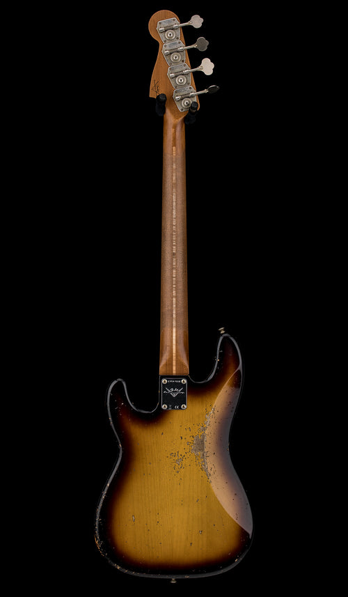 Fender Custom Shop Empire 58 Precision Bass Heavy Relic - Faded Aged 2-Color Sunburst #87666