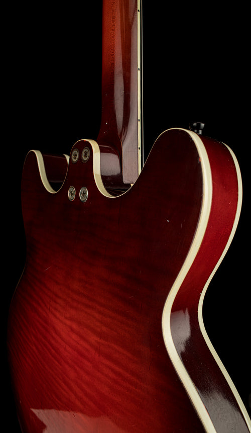 Vintage Harmony 1966 H-78 - Warm Cherry Red Tone Shaded #4522 with Hard Case