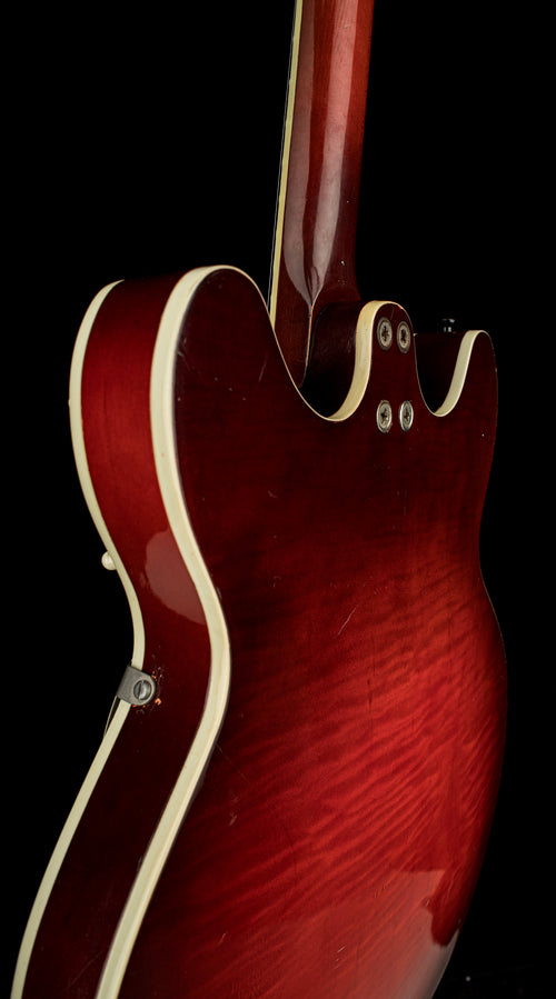 Vintage Harmony 1966 H-78 - Warm Cherry Red Tone Shaded #4522 with Hard Case