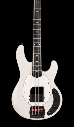 Used Ernie Ball Music Man Tim Commerford Passive StingRay - Fight Night White #59393 with Original Case