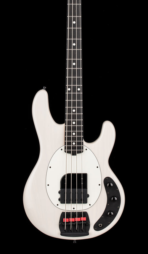 Used Ernie Ball Music Man Tim Commerford Passive StingRay - Fight Night White #59393 with Original Case