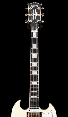 Gibson Custom Shop 60th Anniversary 1961 Les Paul SG Custom With Sideways Vibrola - Polaris White #08531 (Open Box)