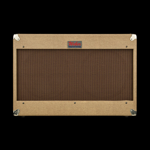 Used Weber 2x12 Cabinet Celestion Alnico Gold and A Brown Soun Tone Tubby Speakers #1709