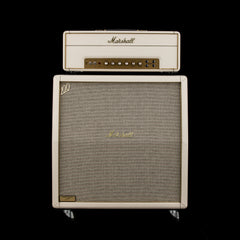 Used Marshall 1987X 35th Anniversary Half-Stack (1997) - LTD White #54108 with Power Brake and Original Covers