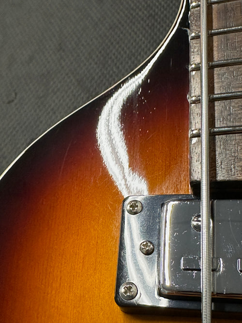 Used Hofner Ignition Violin Bass - Sunburst #1725 with Hard Case
