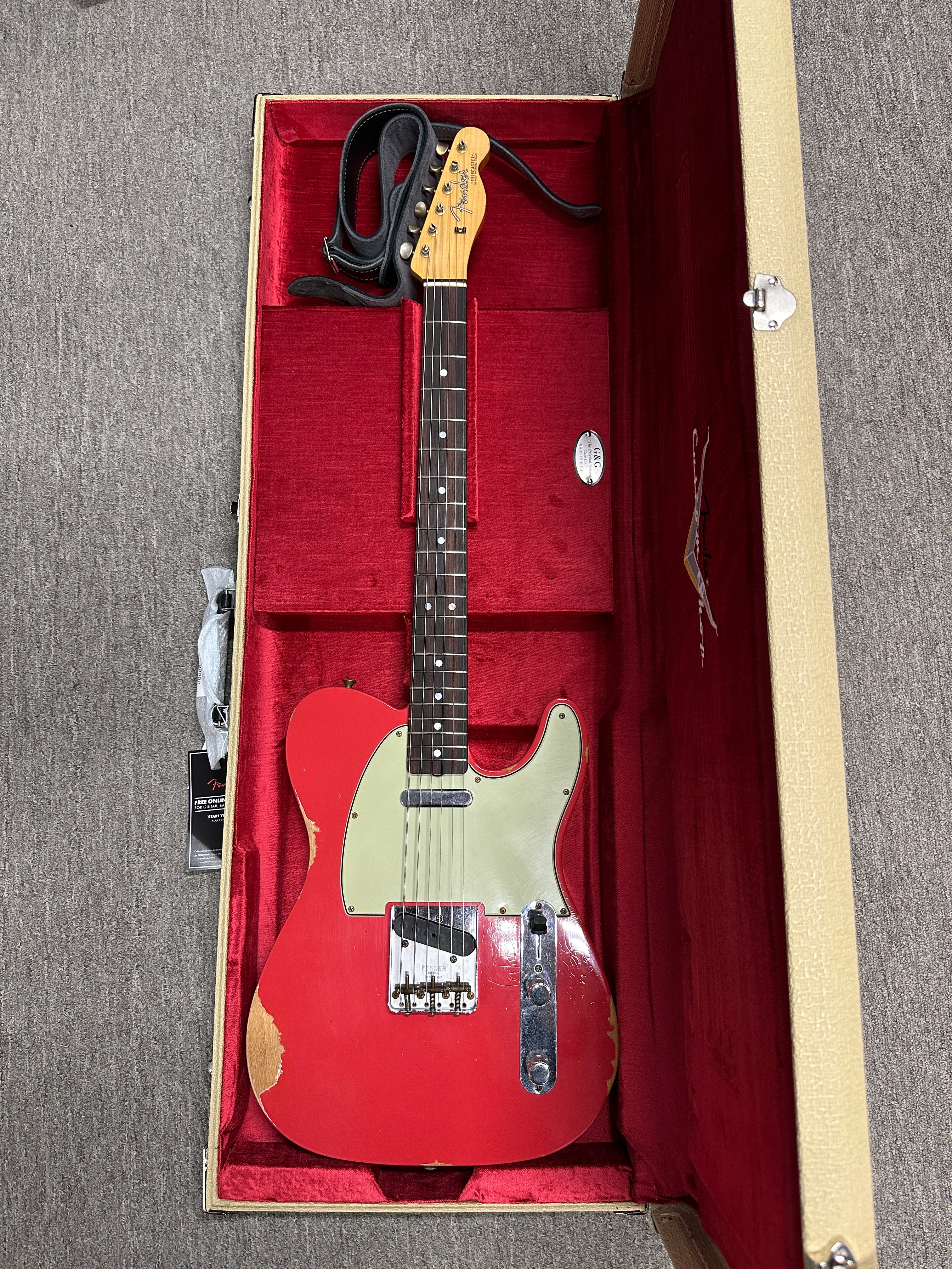 Used Fender Custom Shop 1964 Telecaster Relic (2024) - Aged Fiesta