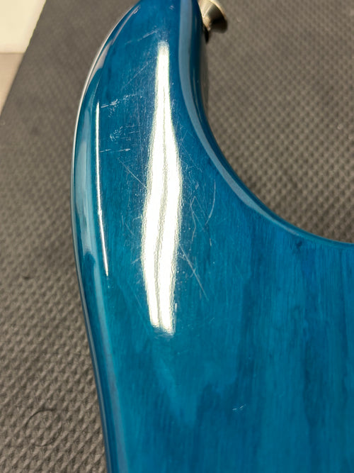 Used Peavey Axcelerator F (1994) - Transparent Blue #77574 with Gig Bag