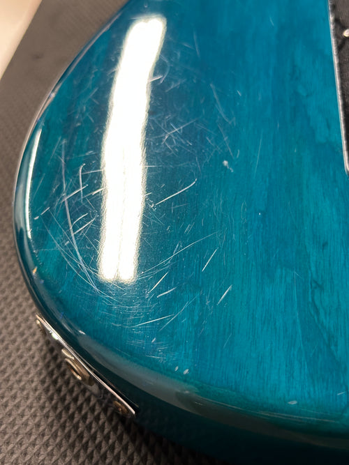 Used Peavey Axcelerator F (1994) - Transparent Blue #77574 with Gig Bag