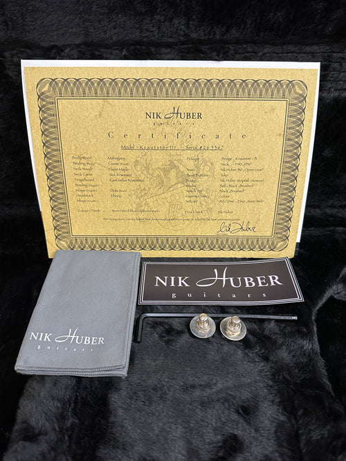 Nik Huber Guitars Krautster III - Worn Petrol Blue #65367