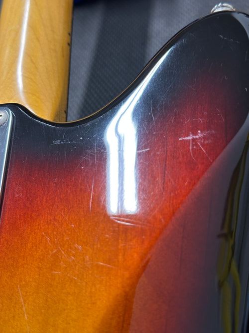 Used Fender MIJ JM66-80 Jazzmaster (1994) - 3-Color Sunburst #23507 with Original Hard Case