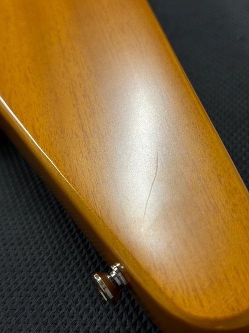 Used Epiphone 1958 Korina Flying V (2024) - Aged Natural #24764 with Original Hard Case